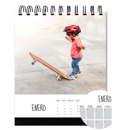 Calendario de Escritorio Vertical