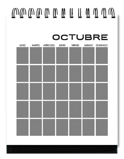 Calendario de Escritorio Vertical