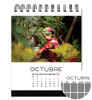 Calendario de Escritorio Vertical