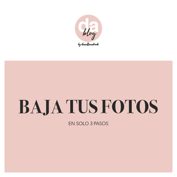 BAJA TUS FOTOS DEL CEL EN 3 PASOS