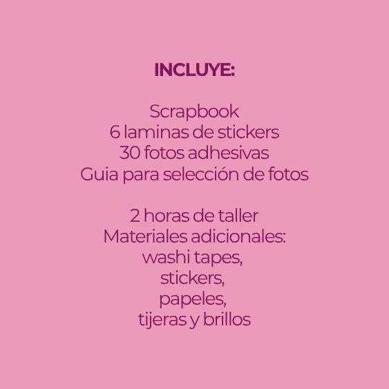 Taller de Scrapbooking