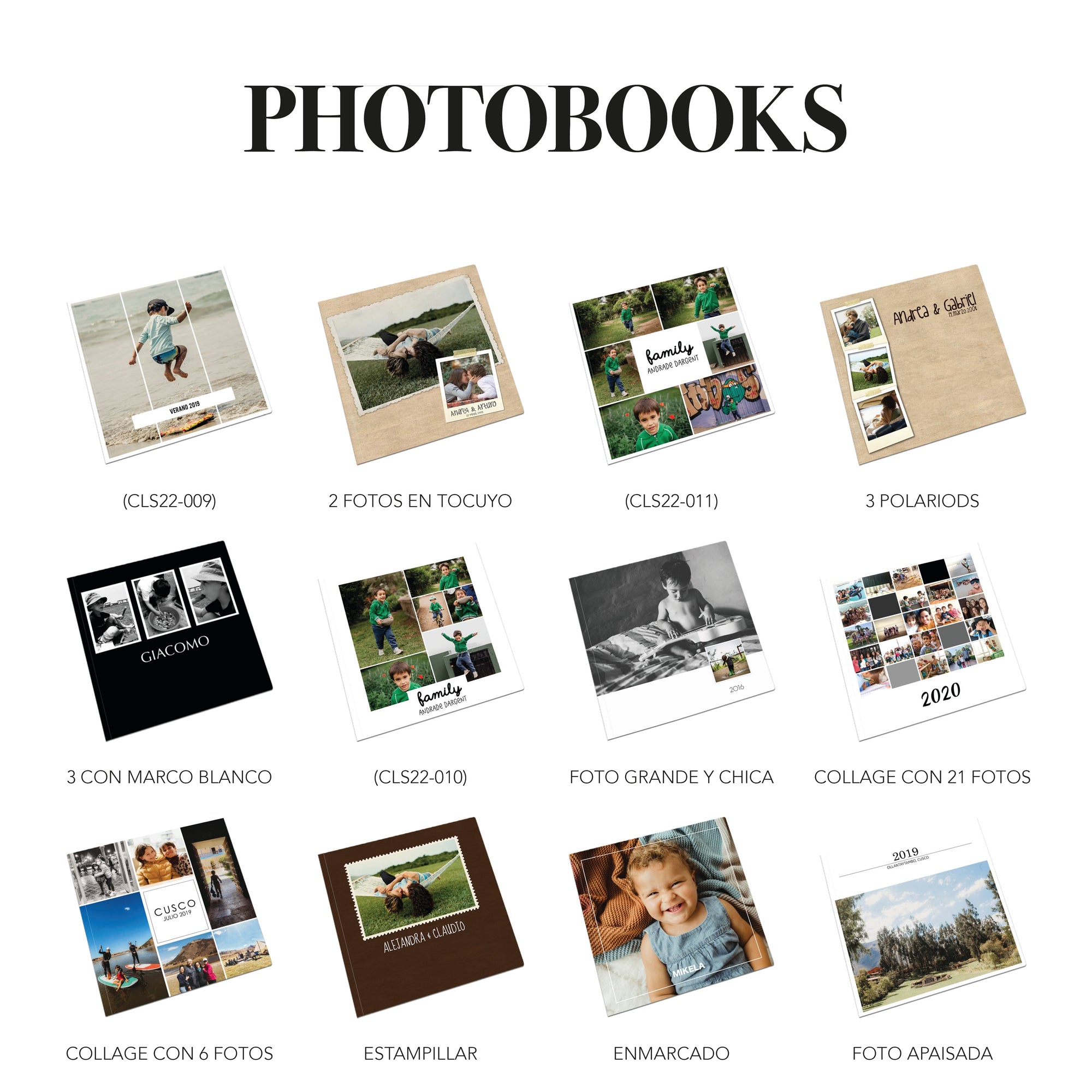 PHOTOBOOK PRIMER AÑO DEL BEBE