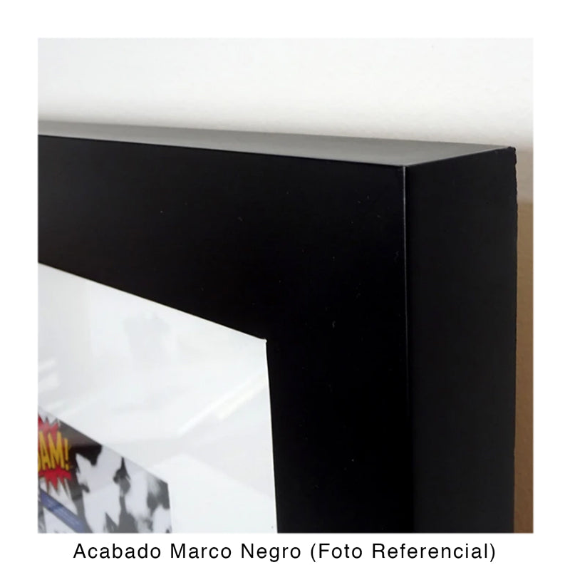 CUADRO DE VIDRIO CON COLLAGE