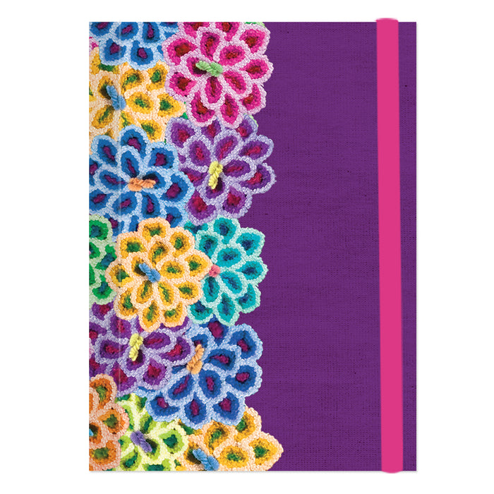 Cuaderno Empastado Mediano Ayacuchano Morado (J11-AYM)