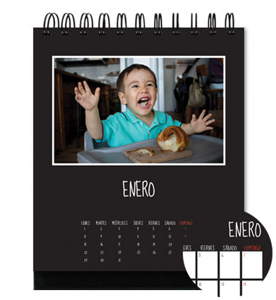 Calendario de Escritorio Vertical