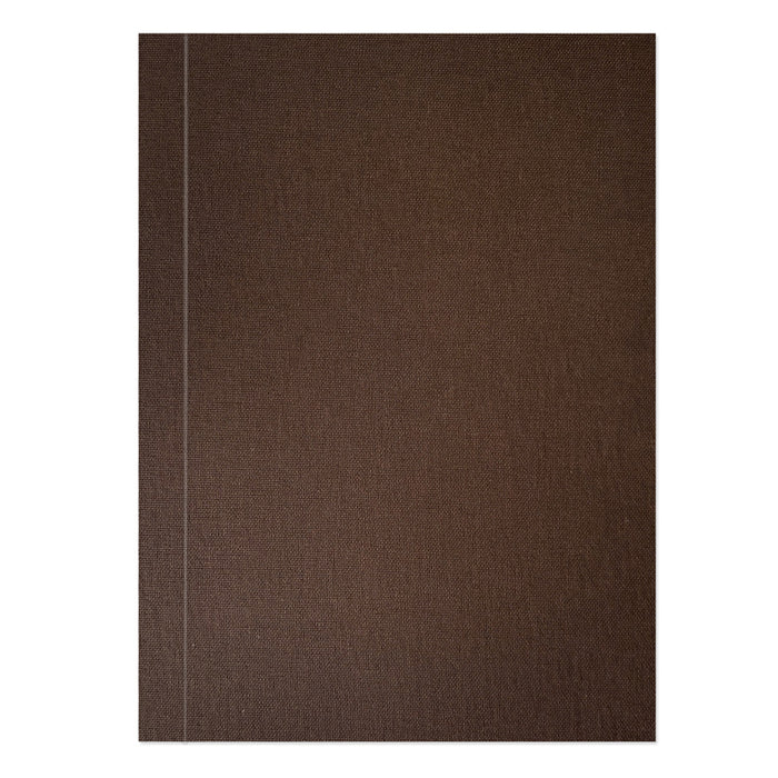 Cuaderno Mediano Slim Tela Chocolate